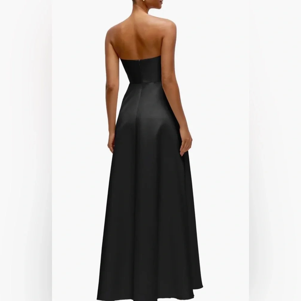 Ruched Strapless Spring/Summer Gown Dessy Collection NWT - Size 16 - Picture 3 of 5